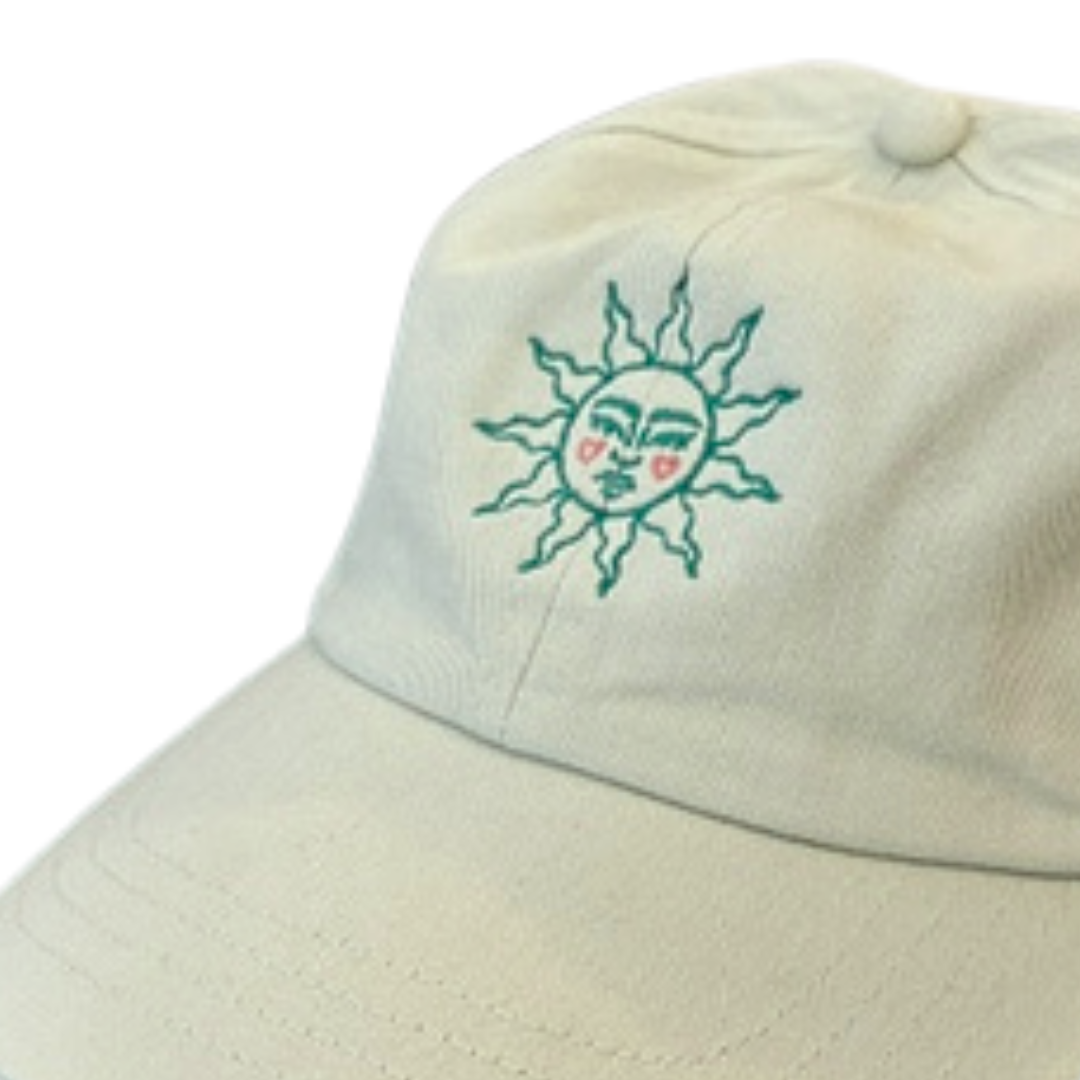 CASQUETTE - VERT PÂLE "SOLEIL"