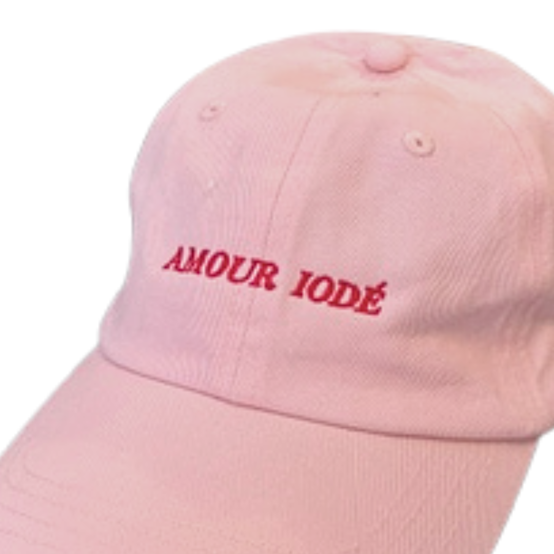 CASQUETTE - ROSE PÂLE "AMOUR IODÉ"