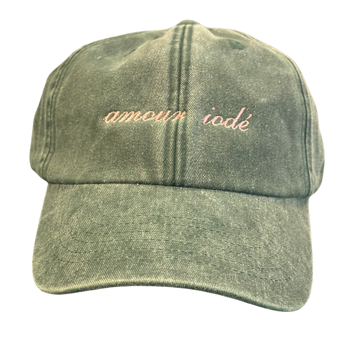 CASQUETTE - VERT "AMOUR IODÉ"