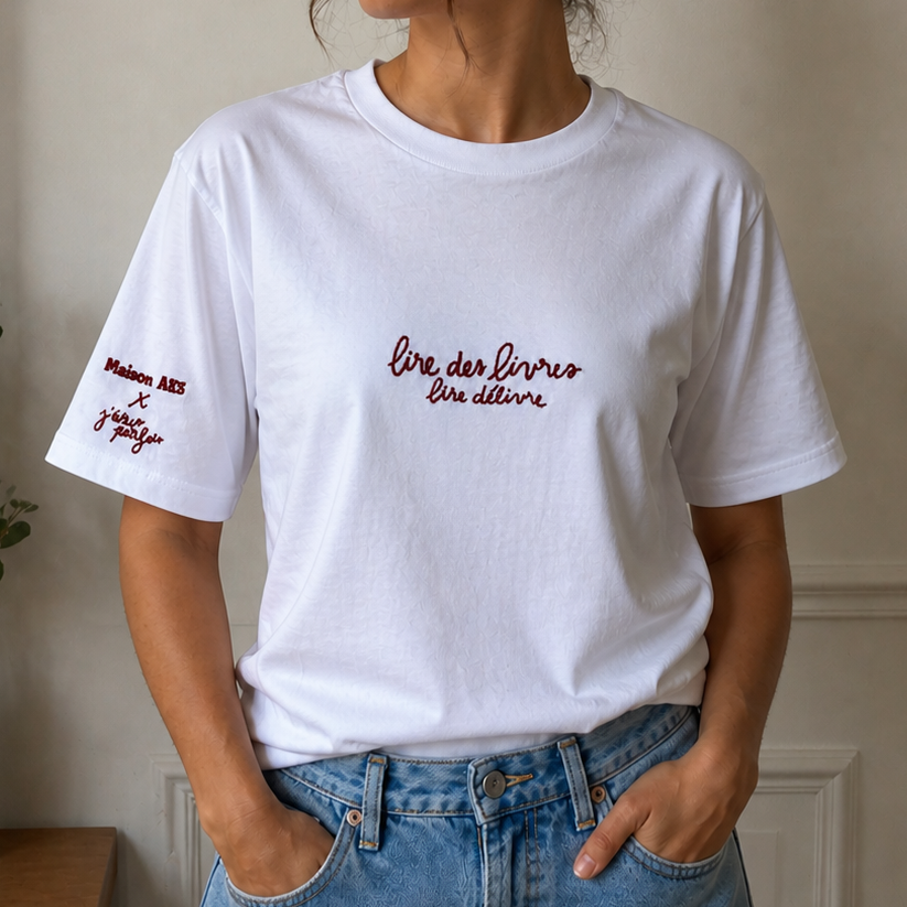 TEE-SHIRT "LIRE DÉLIVRE"
