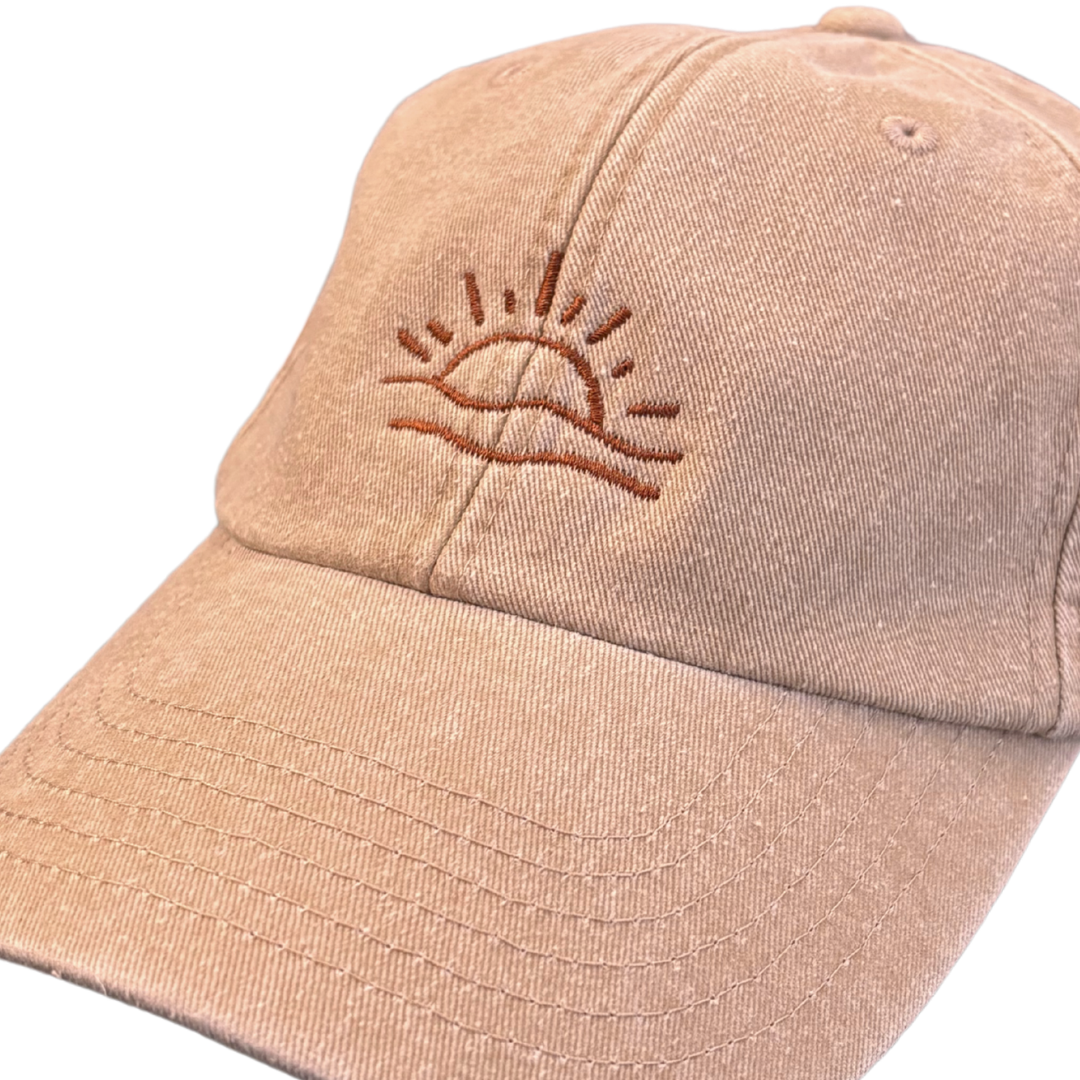 CASQUETTE - BEIGE "COUCHER DE SOLEIL"