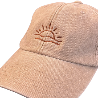 CASQUETTE - BEIGE "COUCHER DE SOLEIL"