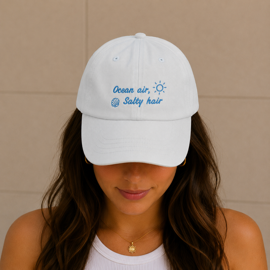 CASQUETTE - BLEU PÂLE "OCEAN AIR"