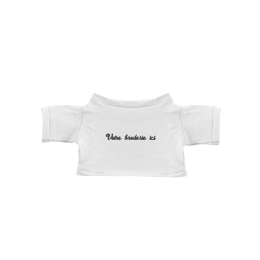 TEE-SHIRT POUR PELUCHE À PERSONNALISER